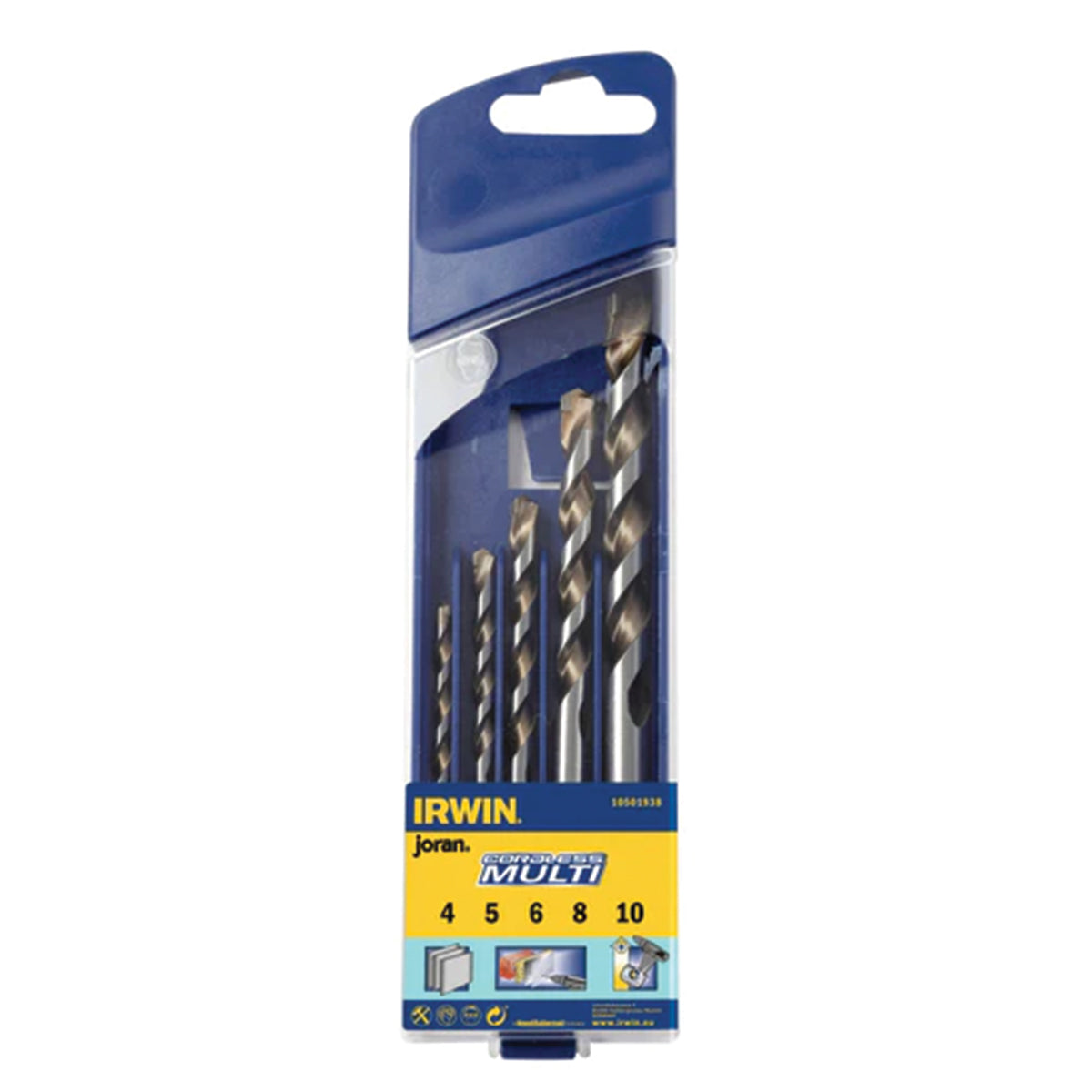 Jeu de 5 pièces - Embouts Multi SANS FIL Ø 4/5/6/8/10mm - IRWIN - 10501938 Jeu de 5 pièces - Embouts Multi SANS FIL Ø 4/5/6/8/10mm - IRWIN - 10501938